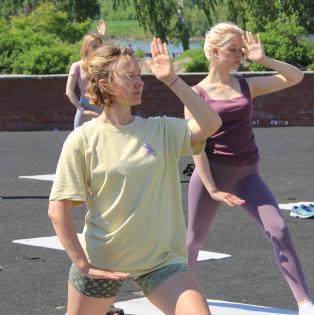 Международный день йоги: отчёт (21 июня)